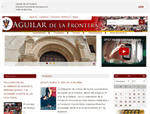 Tablet Screenshot of aguilardelafrontera.es